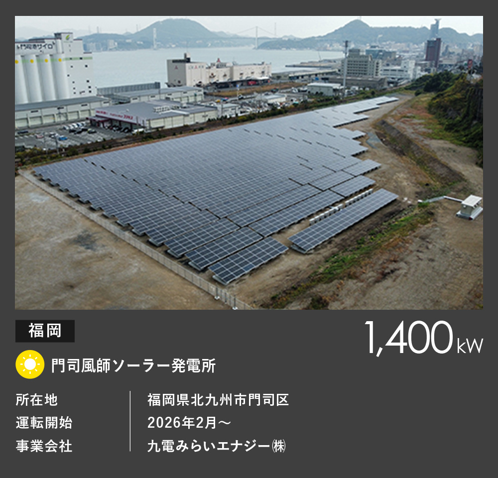 門司風師ソーラー発電所